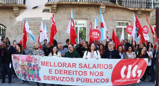 A Área Pública da CIG considera unha promesa baleira o anuncio do Goberno de negociar un acordo salarial