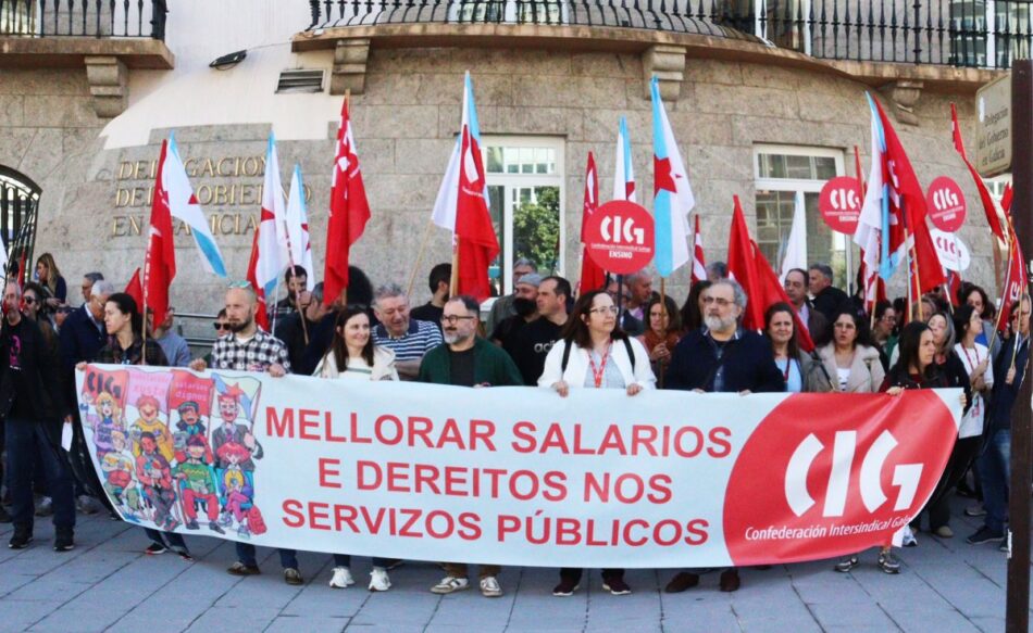 A Área Pública da CIG considera unha promesa baleira o anuncio do Goberno de negociar un acordo salarial