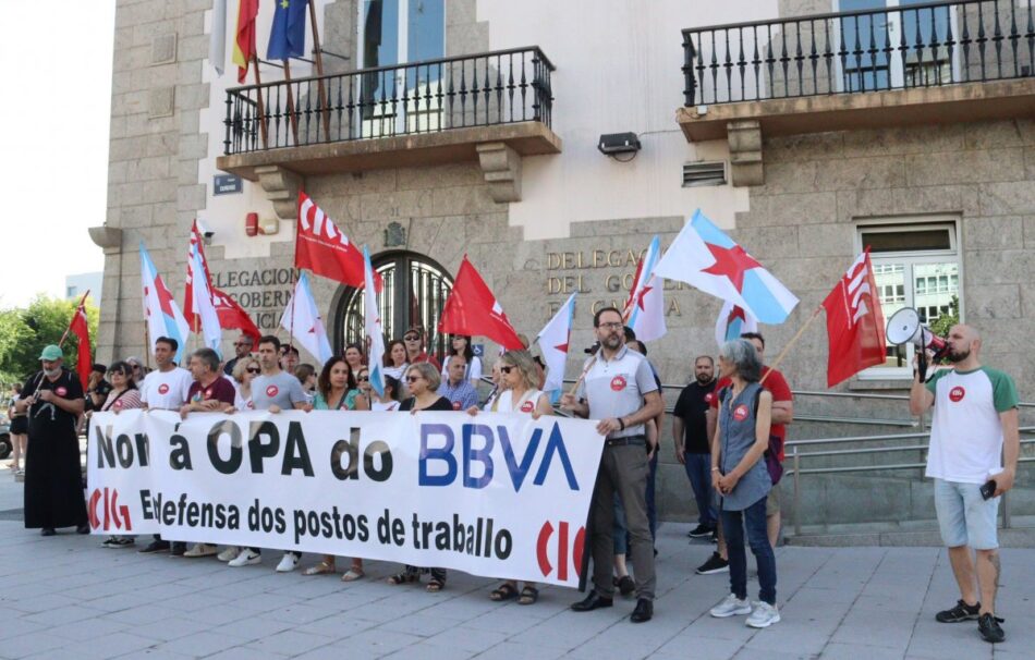 A CIG valora positivamente que non saíse adiante a OPA hostil do BBVA sobre o Banco Sabadell
