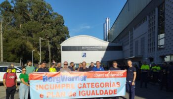 Folga indefinida en BorgWarner por incumprimentos nas categorías profesionais e no plan de igualdade