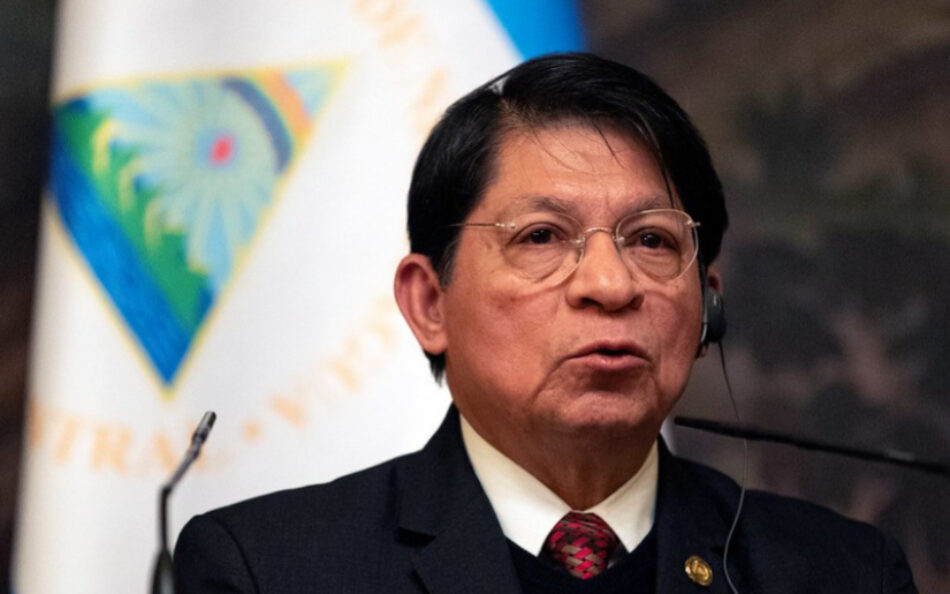 Co-Canciller de Nicaragua Denis Moncada participa en un encuentro con el Comité Europeo de Solidaridad con la Revolución Popular Sandinista