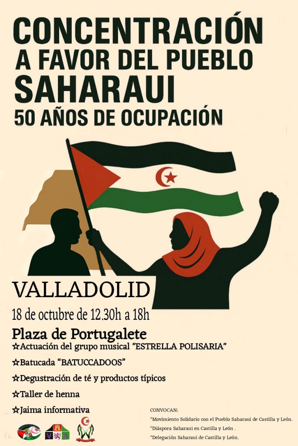 Izquierda Unida Castilla y León presenta mociones en los ayuntamientos en favor del pueblo saharaui