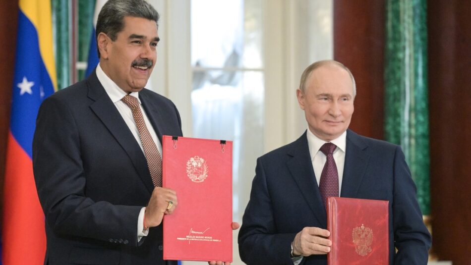 Putin presenta para su ratificación el acuerdo sobre asociación estratégica y cooperación con Venezuela