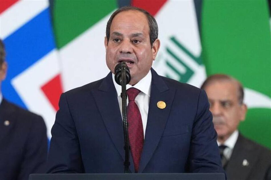 Egipto defiende derecho del pueblo palestino y pide paz regional
