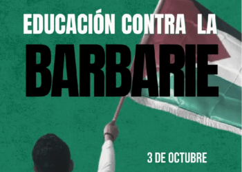 Sindicatos de enseñanza convocan paros para el 3 de octubre contra la barbarie en Gaza