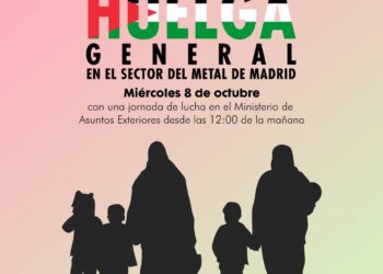 CGT Metal Madrid convoca huelga frente al genocidio del pueblo Palestino