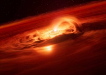 Descubierto un planeta errante que crece a un ritmo récord