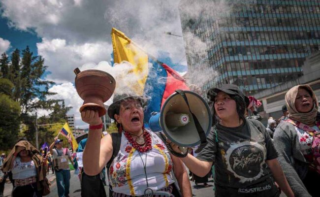 Denuncian al menos 367 violaciones de los derechos en las protestas de Ecuador