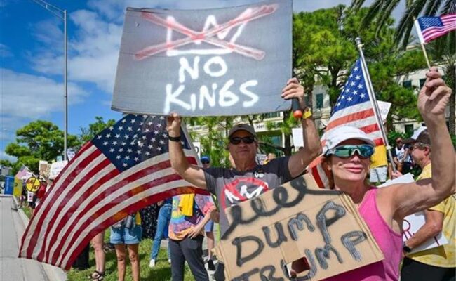 Nuevas protestas contra Trump inundan las calles de Estados Unidos