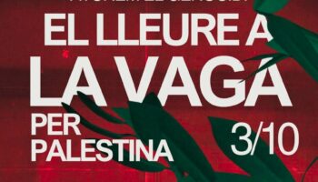 CGT convoca vaga per Palestina al sector educatiu el dia 3 d’octubre