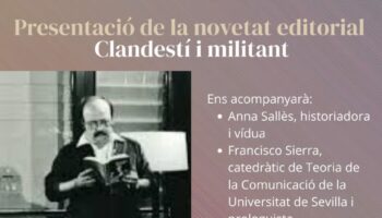 Homenaje a Manuel López Montalbán en Barcelona, el 18 de octubre