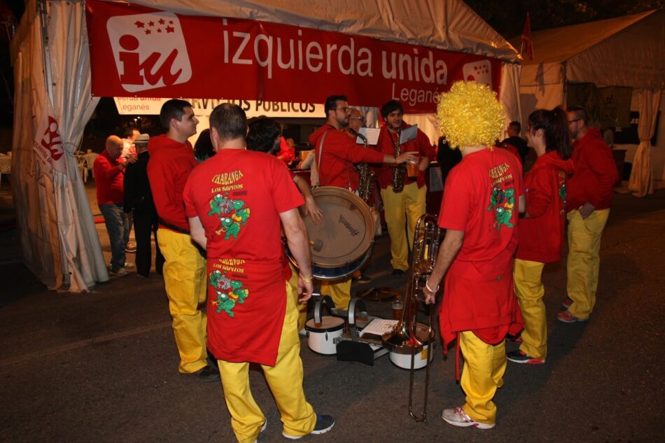 El Ayuntamiento de Leganés prohíbe a Izquierda Unida poner su caseta en las fiestas de San Nicasio a pesar de tener representación municipal