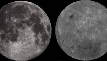 La cara oculta de la Luna es 100 ºC más fría que la visible