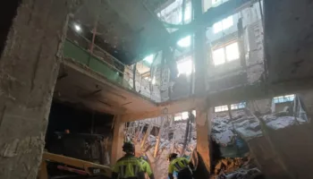 CGT lamenta la trágica muerte de cuatro personas tras el colapso de un edificio en el centro de Madrid