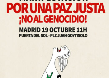 Personalidades como Valdano, Serrat, Amaral o Manolo García convocan una manifestación ‘Por una Paz Justa y Duradera’ para Palestina