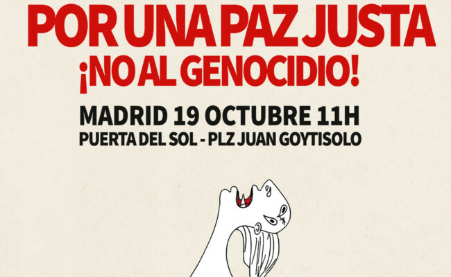 Personalidades como Valdano, Serrat, Amaral o Manolo García convocan una manifestación ‘Por una Paz Justa y Duradera’ para Palestina