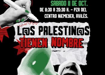 Colectivos Asturianos contra el Genocidio Palestino presentarán la lectura colectiva «L@s palestin@s tienen nombre»