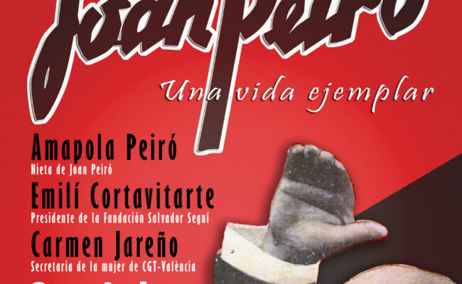 CGT València organiza un homenaje a Joan Peiró, ministro anarquista de la II República