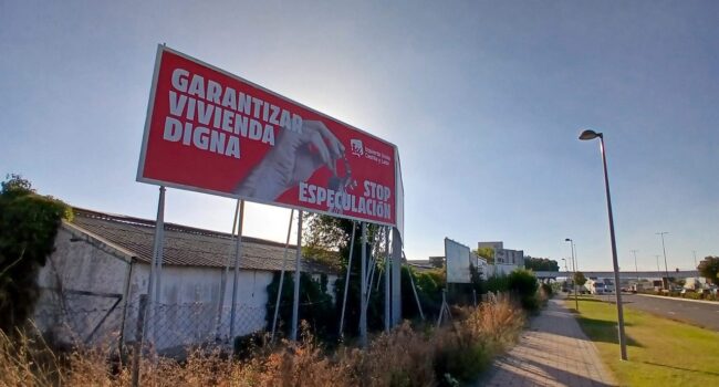 Izquierda Unida lanza su campaña en favor del derecho a la vivienda en Castilla y León
