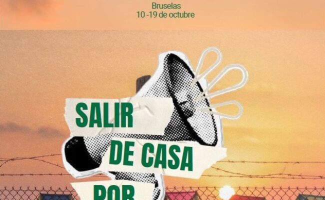 Acampada de mujeres en Bruselas para exigir acciones a la UE ante el genocidio: “Salir de casa por Gaza”