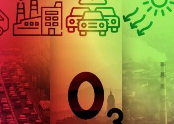 A contaminación por ozono no Estado español durante 2025