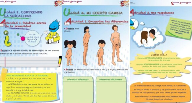 APDHA lleva al Defensor del Pueblo la retirada en Sevilla de los cuadernillos de educación afectiva y sexual