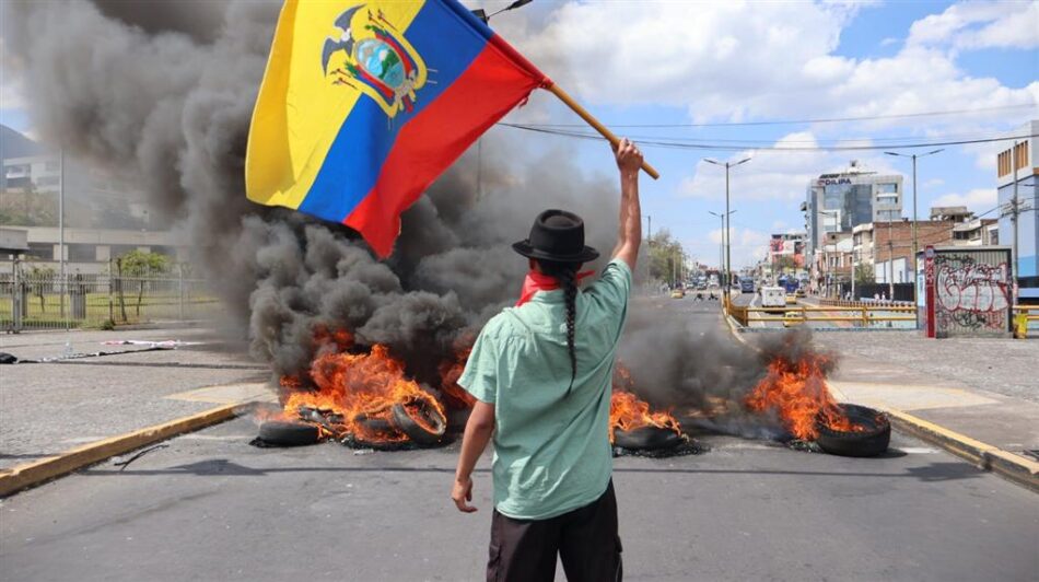La protestas mantienen la tensión política en Ecuador