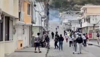 Grupos internacionales denuncian la represión en las protestas de Ecuador