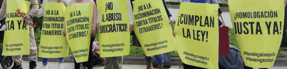 Homologación Justa Ya denuncia la venta ilegal de citas telefónicas y la inacción del Ministerio