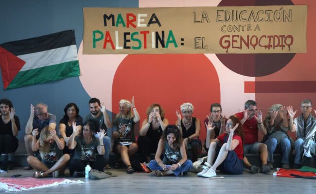 Por un embargo integral a Israel, la libertad de cátedra para la educación en la paz y la liberación de todas las activistas de la flotilla