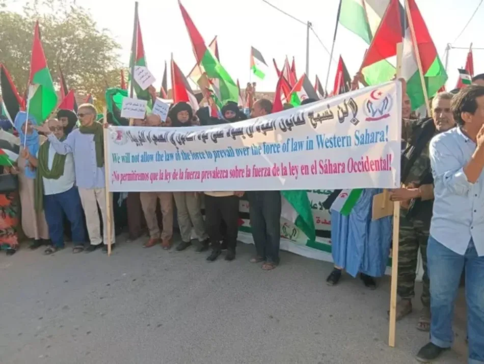 Refugiados saharauis protestan contra plan de EE.UU. para el Sáhara Occidental