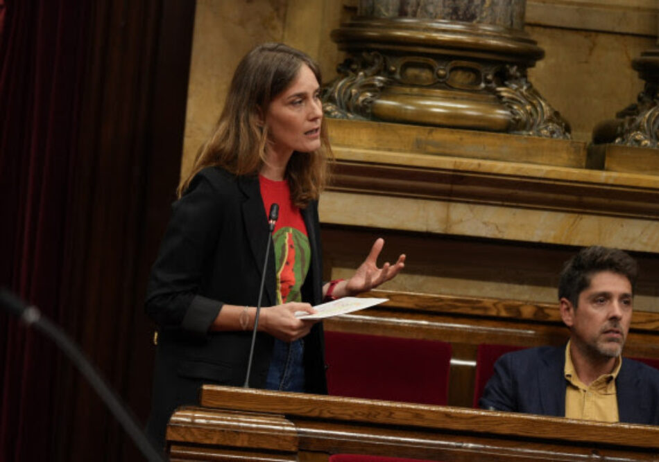 Jéssica Albiach demana al Barça que es negui a jugar amb equips israelians fins que s’aturi el genocidi