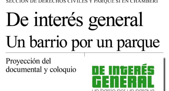 El documental “De interés general, un barrio por un parque” cierra su ciclo de proyecciones con un acto este miércoles en el Ateneo de Madrid