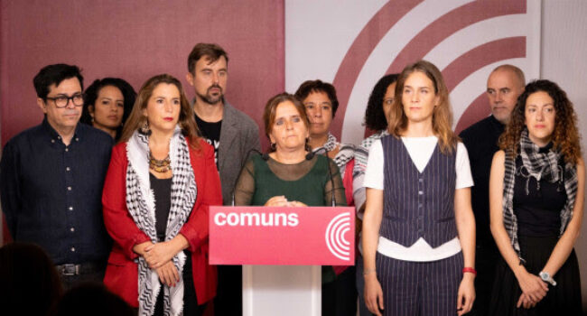Els Comuns condemnem l’assalt d’Israel contra la Flotilla Global Sumud i exigim l’alliberament immediat de totes les persones detingudes
