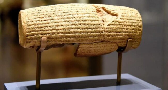 Unesco reconoce el Cilindro de Ciro como el primer manifiesto de DDHH