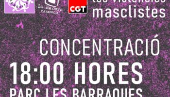 CGT València se concentrará en Catarroja contra las violencias machistas