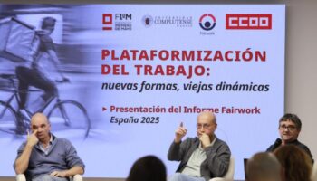 CCOO: «La mayoría de las plataformas digitales suspenden en salarios justos y prevención de riesgos laborales»