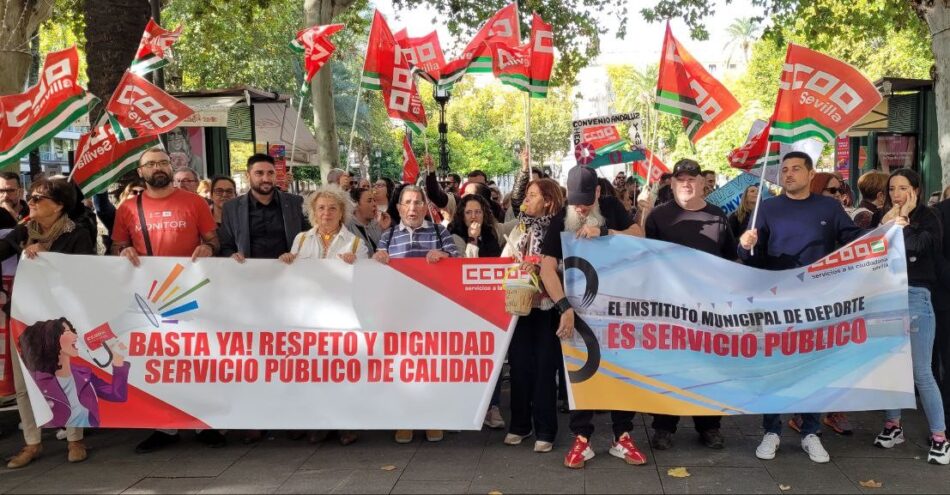 IU Sevilla acusa al IMD de esquirolaje ante la huelga de los trabajadores de las empresas externas de servicios deportivos