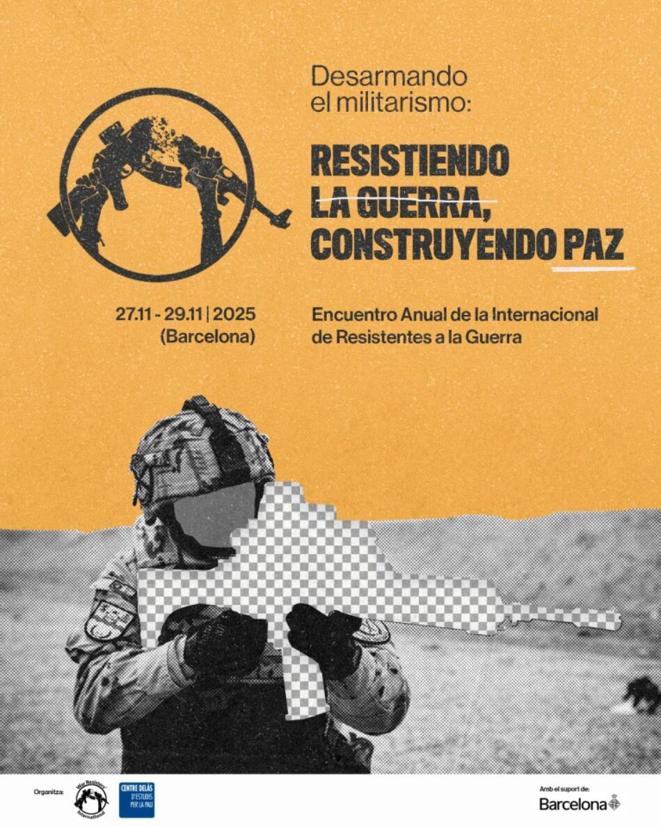 Barcelona acoge un encuentro de activistas antimilitaristas y objetores de conciencia de Palestina, Colombia, Rusia y otros territorios