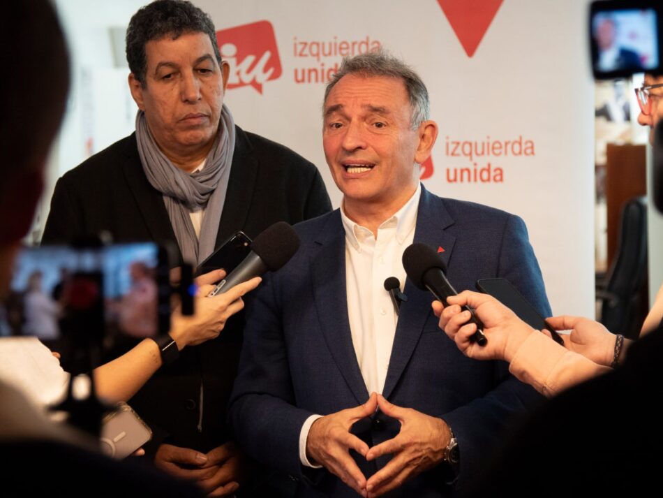 Santiago advierte desde IU que con su resolución sobre el Sáhara “el Consejo de Seguridad de la ONU se deja llevar por las presiones de EEUU irrespetuosas con el Derecho Internacional”