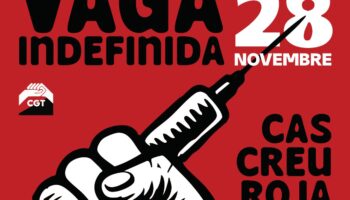 Vaga indefinida a Creu Roja Barcelona divendres 28 novembre 
