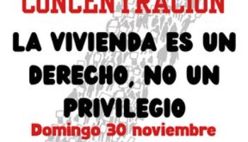 Leganés (Madrid) se levanta por la vivienda: organizaciones sociales convocan una gran concentración el 30 de noviembre