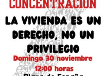 Leganés (Madrid) se levanta por la vivienda: organizaciones sociales convocan una gran concentración el 30 de noviembre