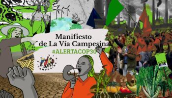 COP 30: Manifiesto de La Vía Campesina – ¡Tierra y derechos para quienes enfrían el planeta!