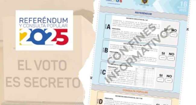 Ecuador, cuatro preguntas a referéndum y consulta popular