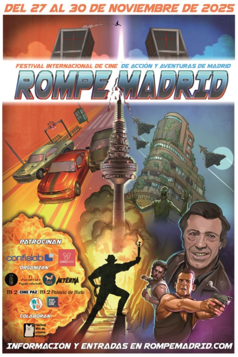 Esta semana da comienzo la primera edición de ROMPEMADRID, Festival Internacional de Cine de Acción y Aventuras