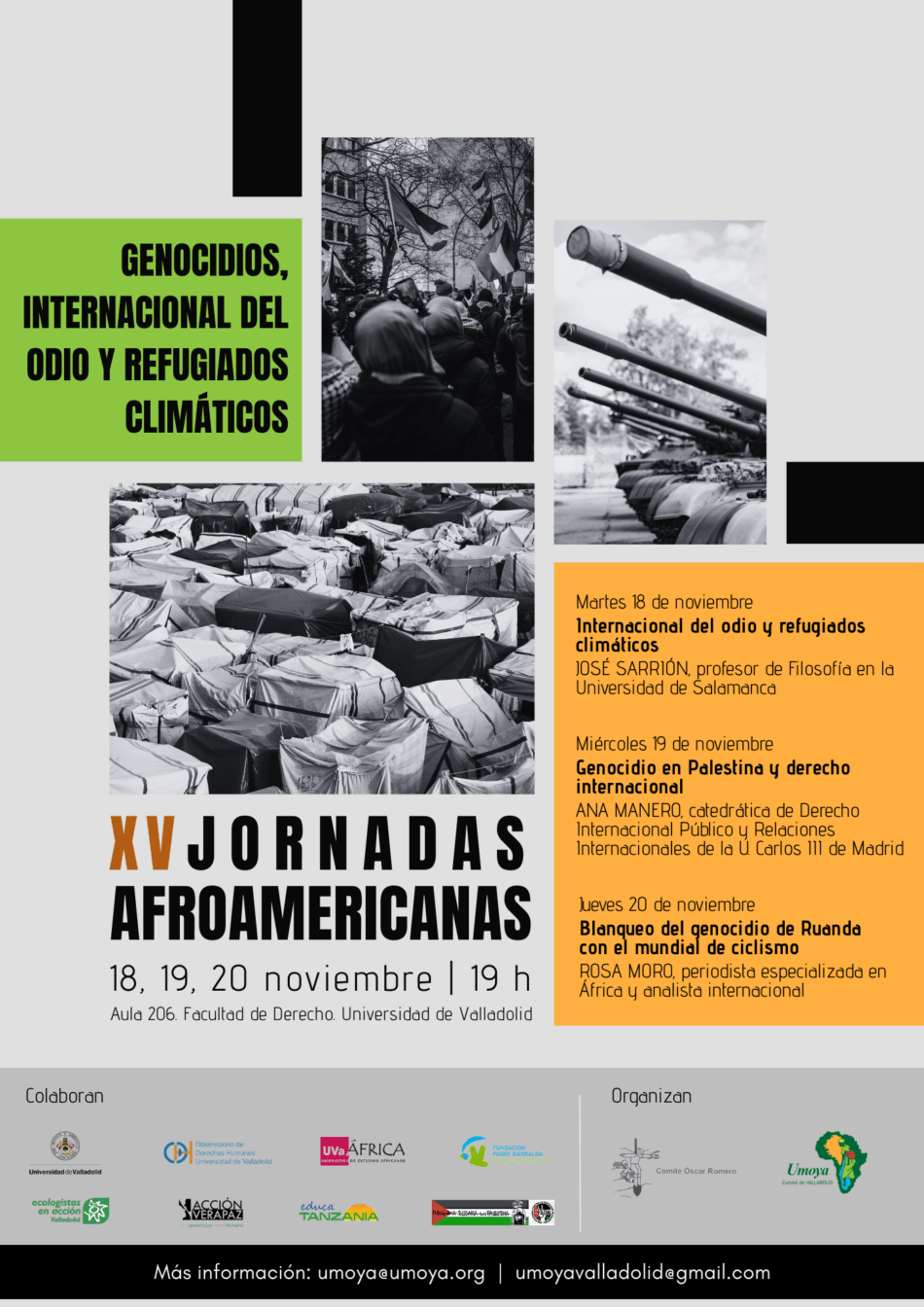 XV Jornadas Afroamericanas, del 18 al 20 de noviembre en Valladolid