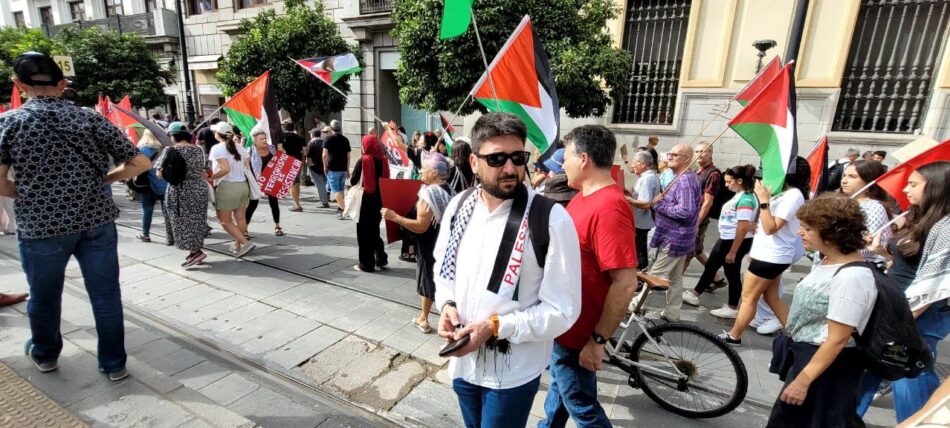 IU lleva a los tribunales el veto del Ayuntamiento de Sevilla a hablar del genocidio en Palestina