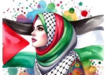 Acampada por Palestina de La Rioja se suma a las movilizaciones contra la violencia de género en Logroño