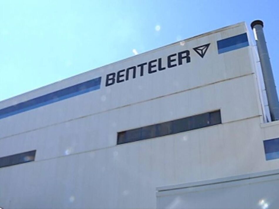 CCOO se moviliza para reclamar futuro para la planta de Benteler en Venta de Baños